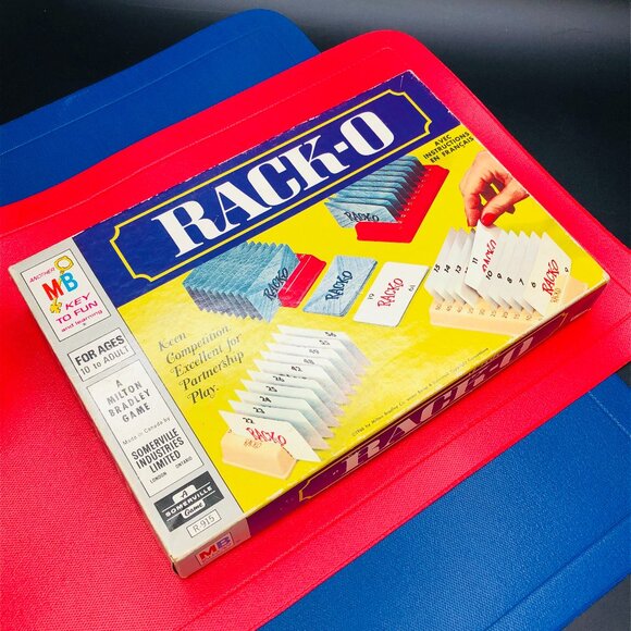 Vintage 1966 RACK-O Card Game - COMPLETE- Milton Bradley, Family Fun Activity - Picture 1 of 11